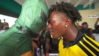 iShowSpeed Challenges Jamaican Spider-Man 🤯😭