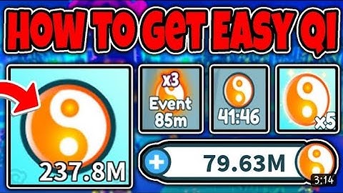 How to earn Qi FAST!!!in weapon fighting simulator