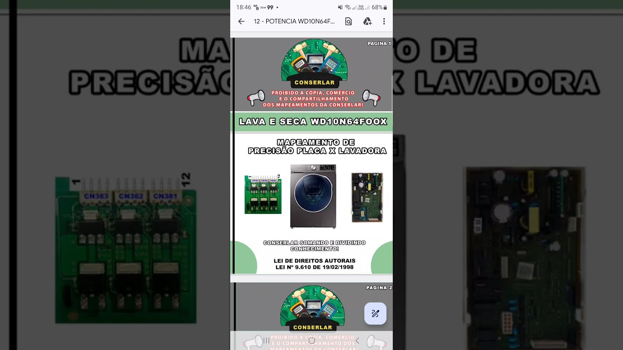 MAPEAMENTO DE PRECISÃO PLACA DE POTÊNCIA QDRIVE WD10N64FOOX