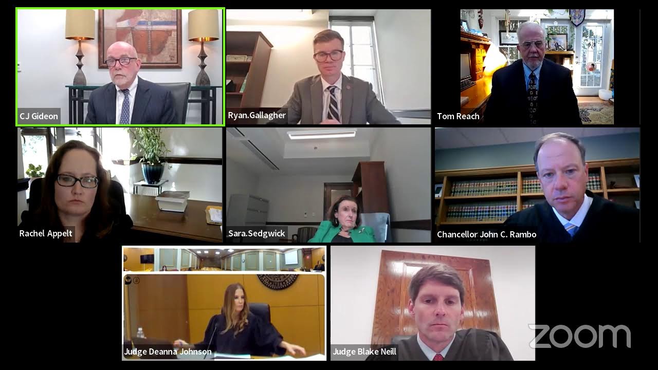 Дело «Рич» против TBME, Канцлерский суд округа Вашингтон, № 25-CV-0225 (Постановление о назначени...