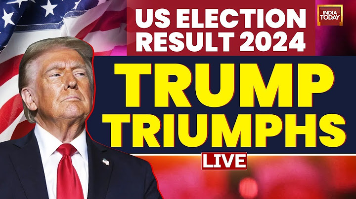 US Election Results LIVE: Donald Trump Set To Become 47th US President | Kamala Harris Updates