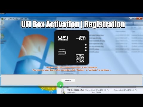 How To Register & Activate UFi Box eMMC Service Tool