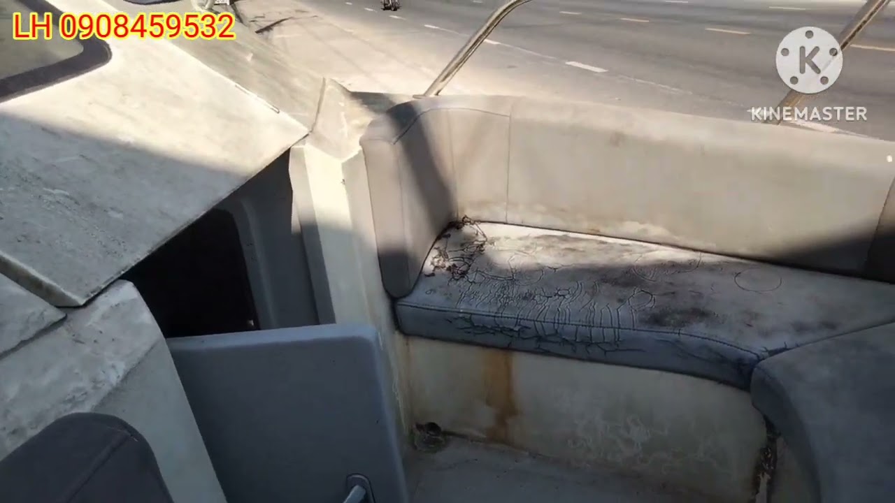 Tập 13. Thanh lý ghe tàu ca nô giá rẻ. Vỏ ca nô máy trong không máy bán 60tr ae cần LH 0908459532.