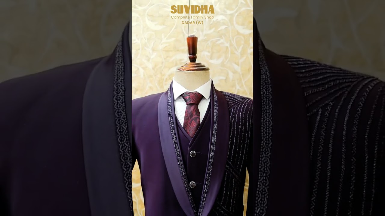 Look Dapper with Suvidha’s Premium Suits & Tuxedos!