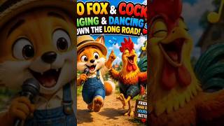 🐓🦊 Uno Fox and the Singing Rooster! 🎵#theunoverse #uno #unofox #Rooster #Friendship #Singing #Dance