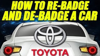 How to Re-badge and De-badge a Car [Scion FRS] [The FRS Project] Scion Tc Emblem Replacement