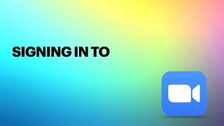 Signing in to Zoom (from Seesaw)