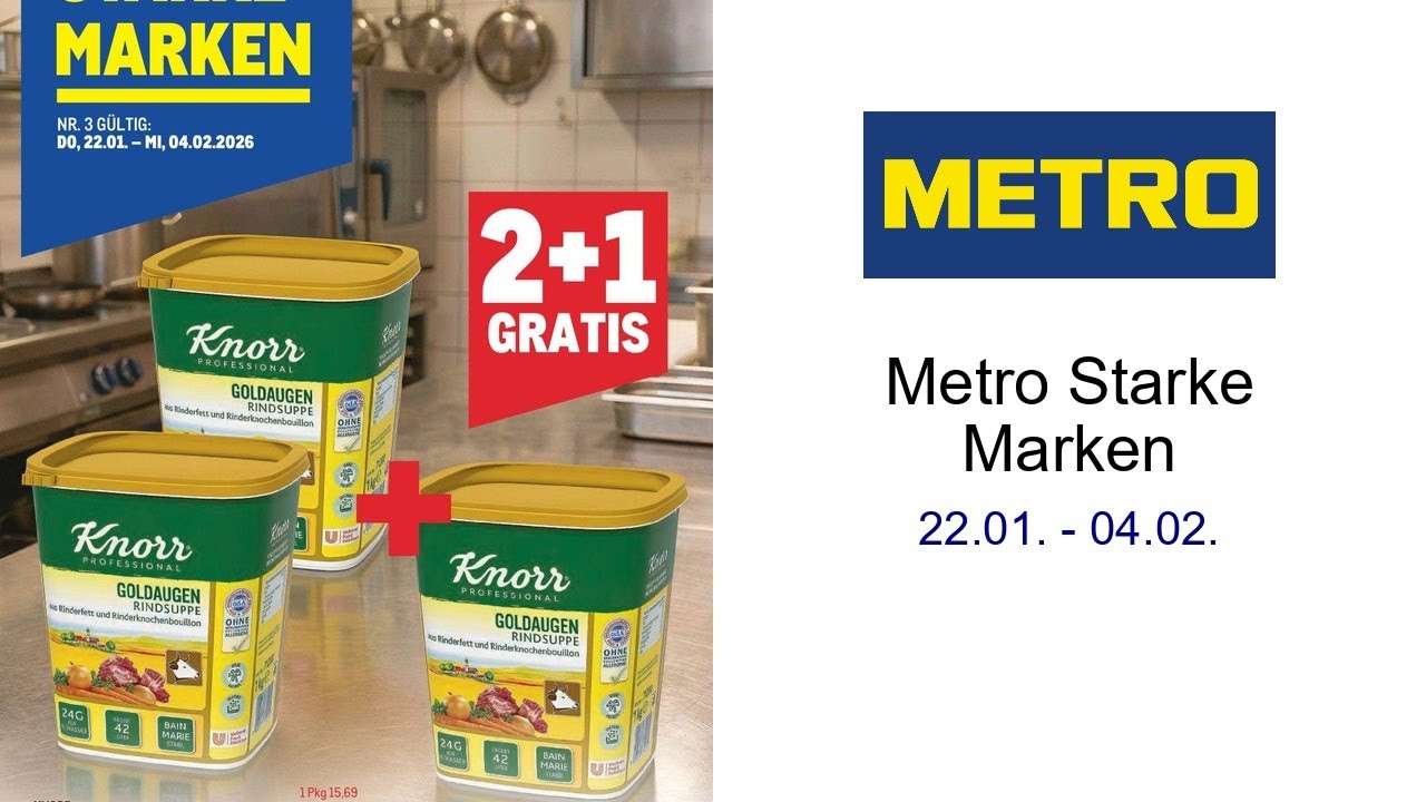 Metro Starke Marken 22.01. - 04.02. - YouTube