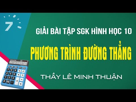 Video Giải BT Bài 1 trang 80 SGK Toán Hình học 10: Phương... - youtube