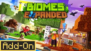 20 NEW Biomes in Minecraft Bedrock! | Biomes Expanded Add-On