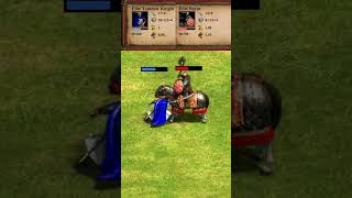 Elite Teutonic Knight vs Elite Boyar (AoE2) #Shorts screenshot 5