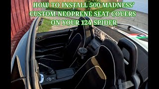 How to Install 124 Spider Seat Covers From 500 Madness