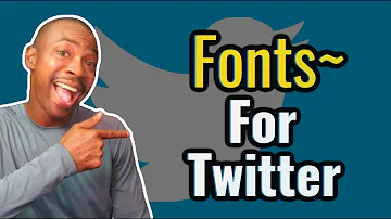 How do you change the font style on Twitter?