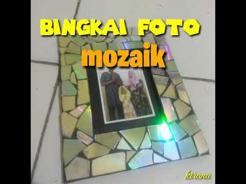  bingkai  mozaik dari  cd  bekas  YouTube