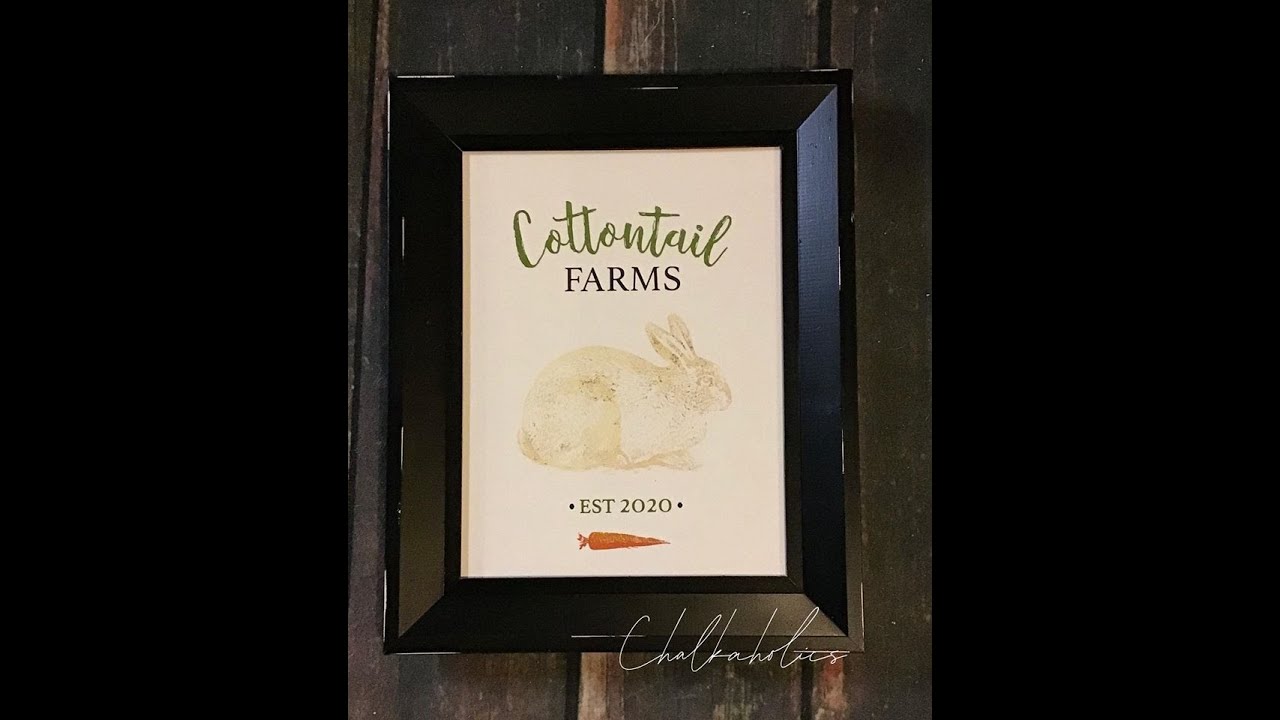 Chalk Couture Cottontail Farms YouTube