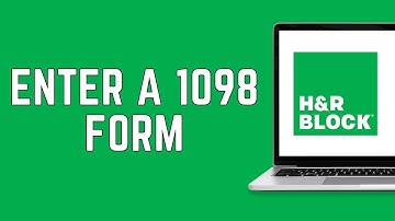 Where to Enter a 1098 Form in H&R Block Online | 1098 Form Entry Guide (2024)