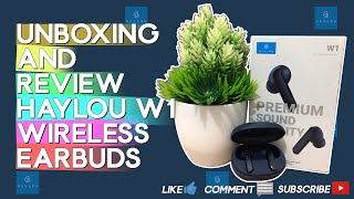 Haylou W1 with Noise Cancellation and Water Resistant Feature | Unboxing and Specs #Haylou #W1