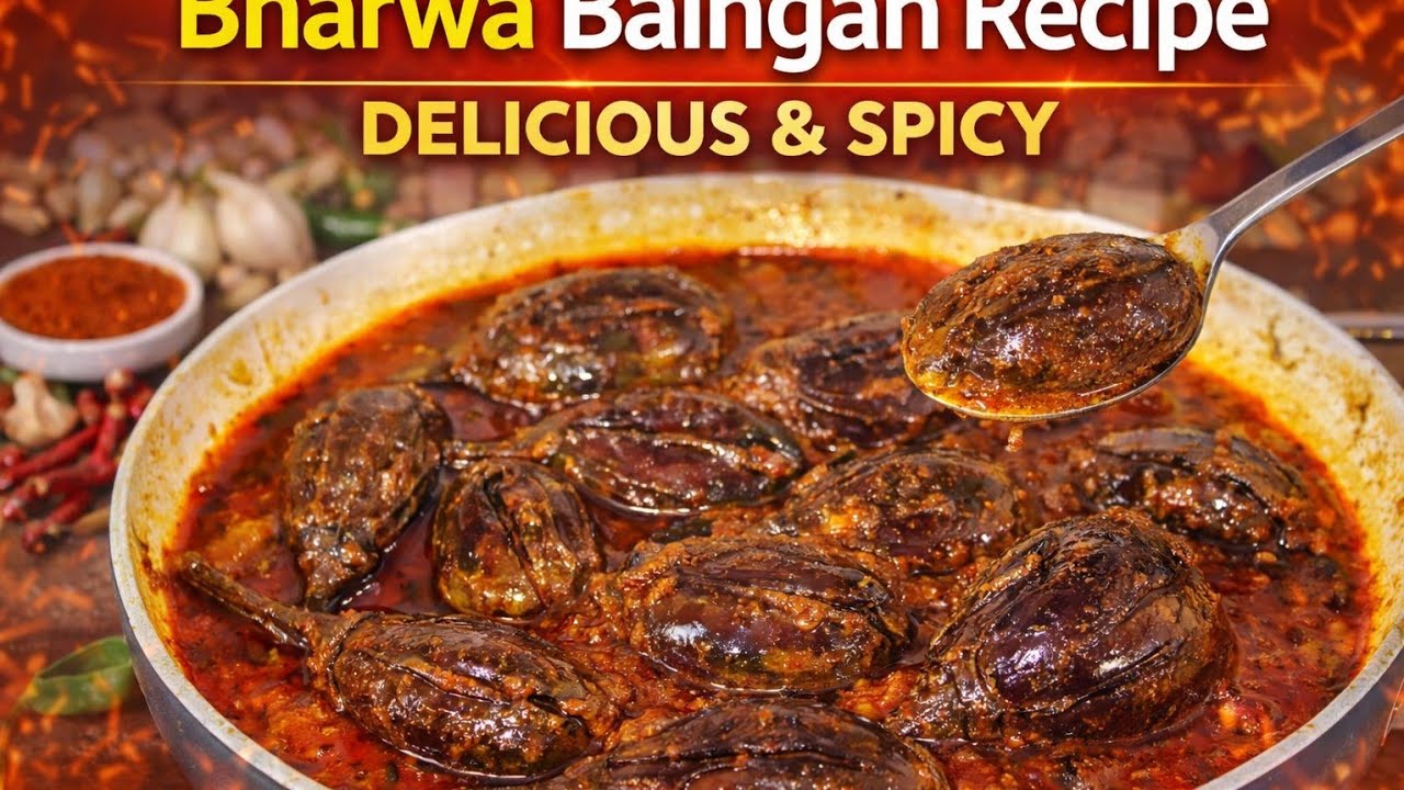 Bharwa baingan recipe masala bharwa baingan recipe 