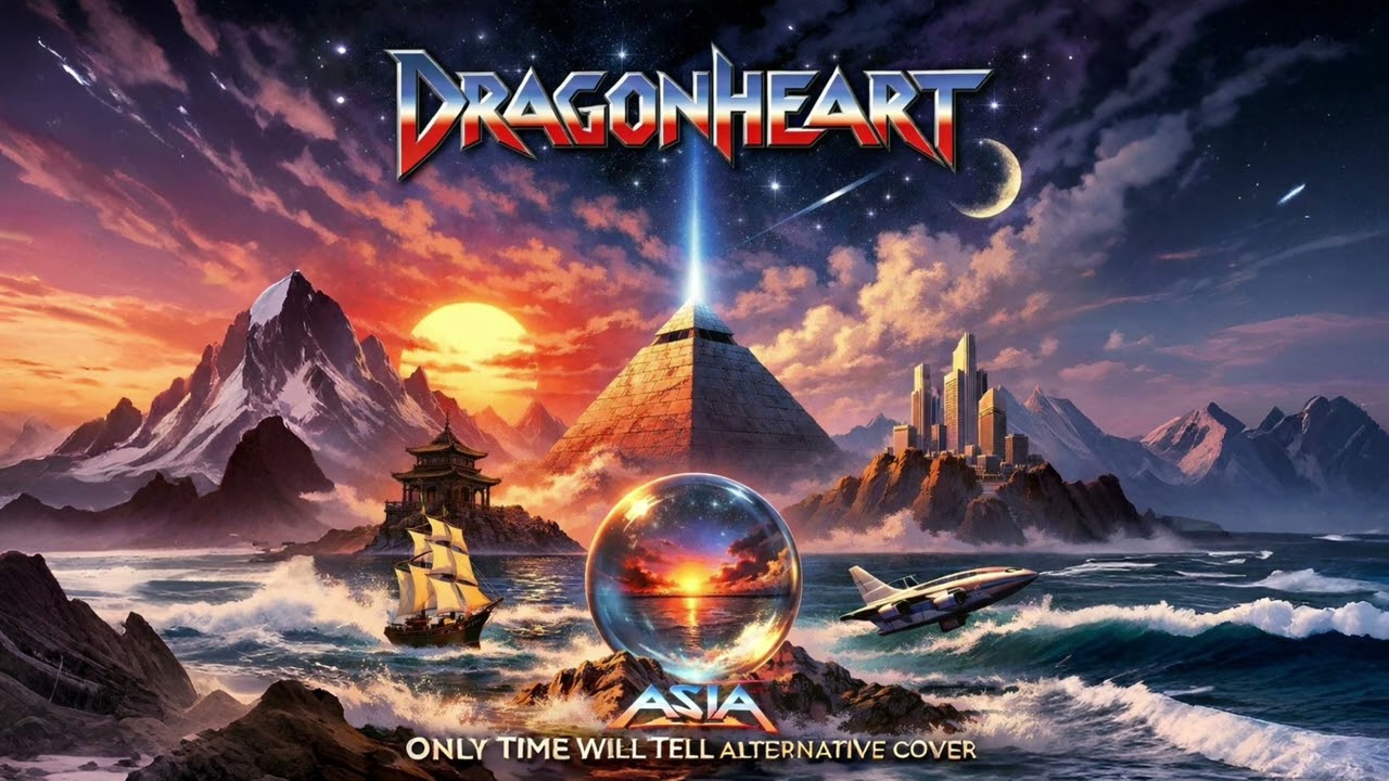 DRAGONHEART – ASIA ONLY TIME WILL TELL ALTERNATIVE COVER (EPIC 80s ARENA ROCK)