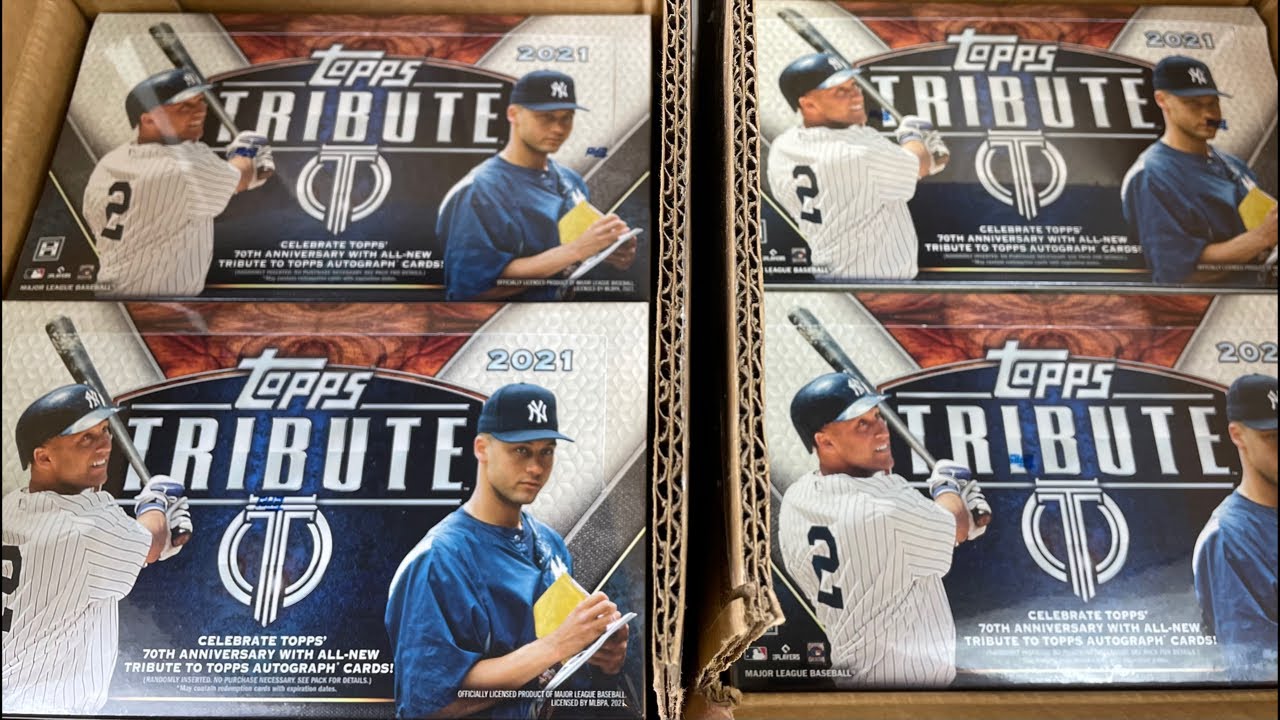 DOUBLE CASE BREAK OF 2021 TOPPS TRIBUTE!