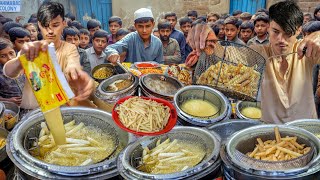 EXTRA Crispy Long FRIES 🍟 | JAPANESE LONG POTATOES FRIES in Pakistani Street Food
