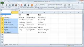 Excel Cascading Data Validation Lists