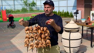 ROASTED MEAT IN AN OVEN.