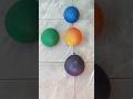 4 Four Color Ballons Orbeez Satisfying #shorts