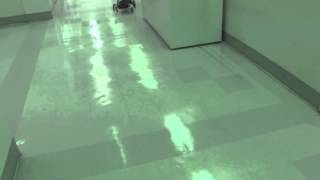 Wall-following with RHex using an active sensor