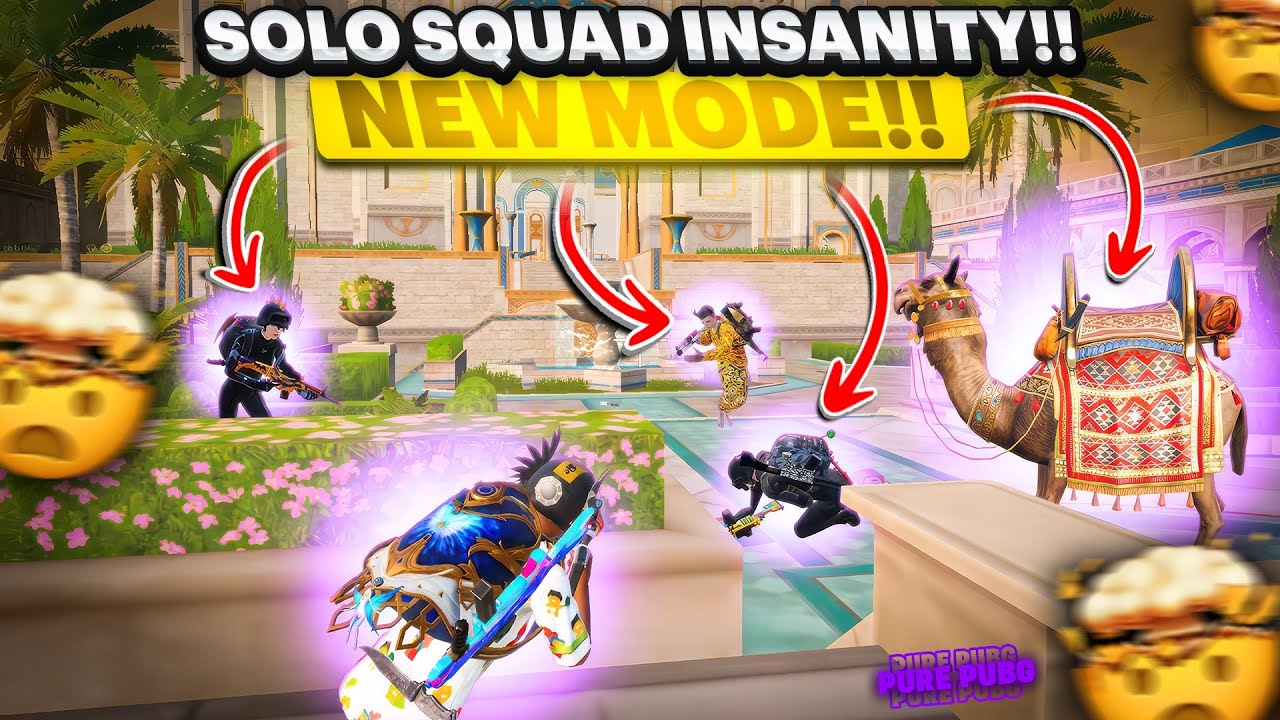 PUBG NEW UPDATE: Golden Dynasty🐪Solo Squad Gameplay 😱New Map 🗺️ Camel Ride🐪You Won't Believe This!🤯