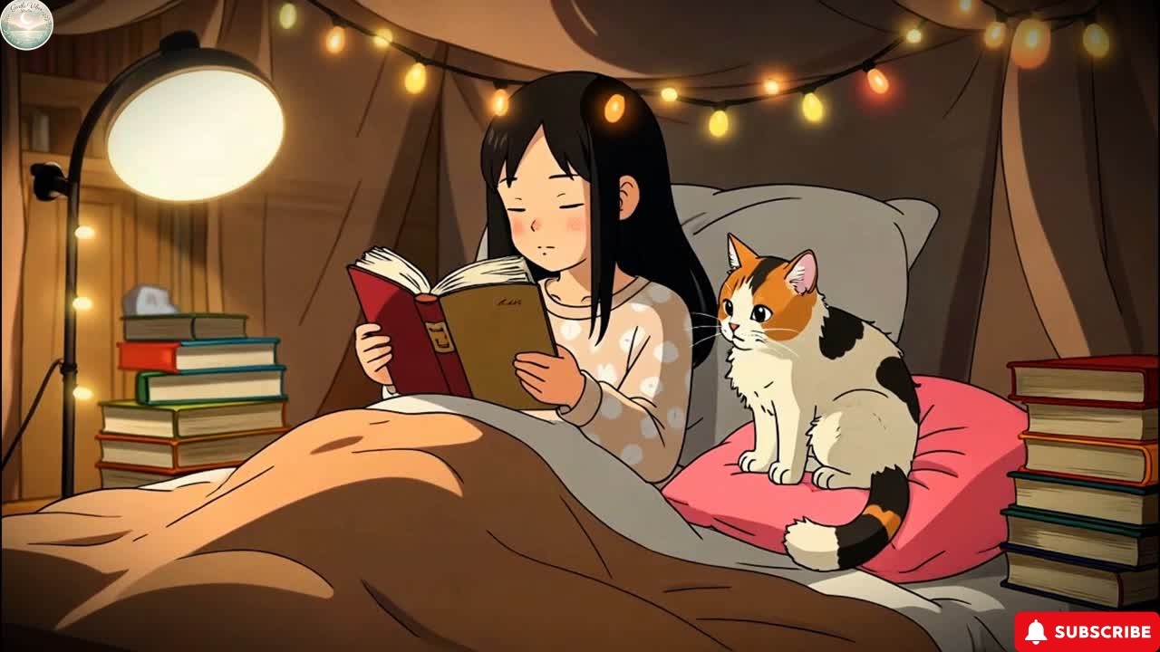 Cozy Blanket Fort Study ✨ Soft Instrumental Music for Deep Reading & Night Focus