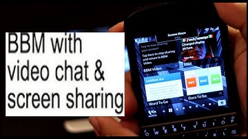 BBM video Share Screen Feature (Demonstration on Z30 Q10)
