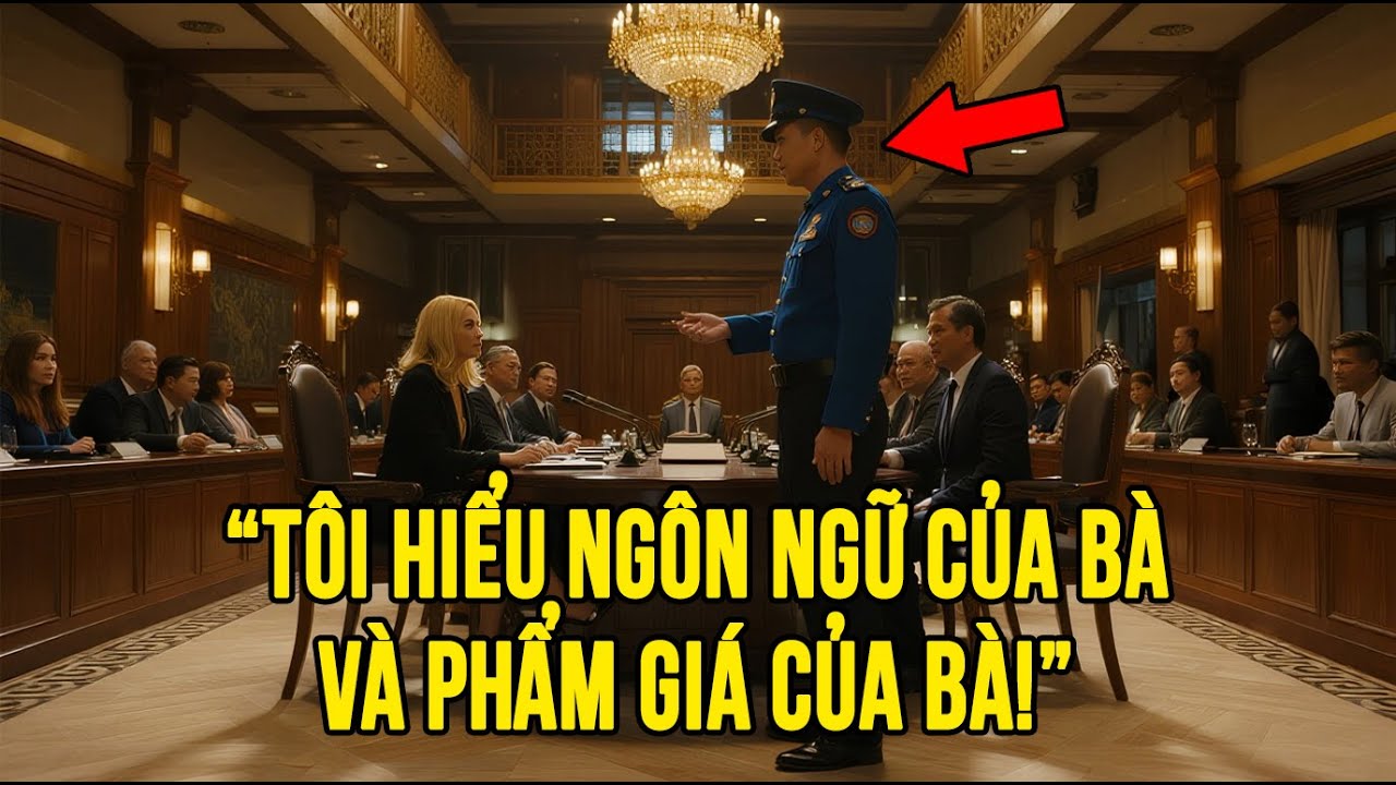 Phái Đoàn Quốc Tế Phàn Nàn Vì Không Có Phiên Dịch, Anh Bảo Vệ Chỉ Nói Một Câu Khiến Cục Diện Đổi Chi