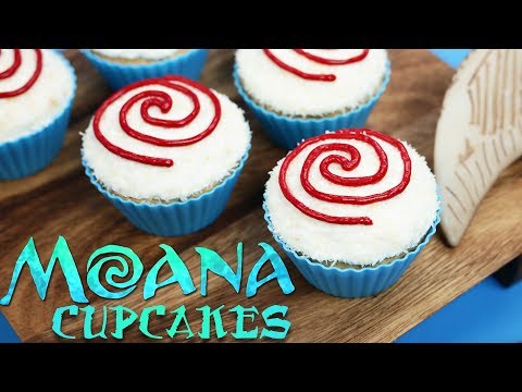 MOANA CUPCAKES - NERDY NUMMIES