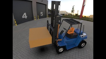 Forklift Design and Rendering | Solidworks and Keyshot
