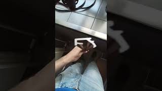 Заменили закалённый стеклопакет в окне выдачи заказов в раздвижной створке #секретыоконщика