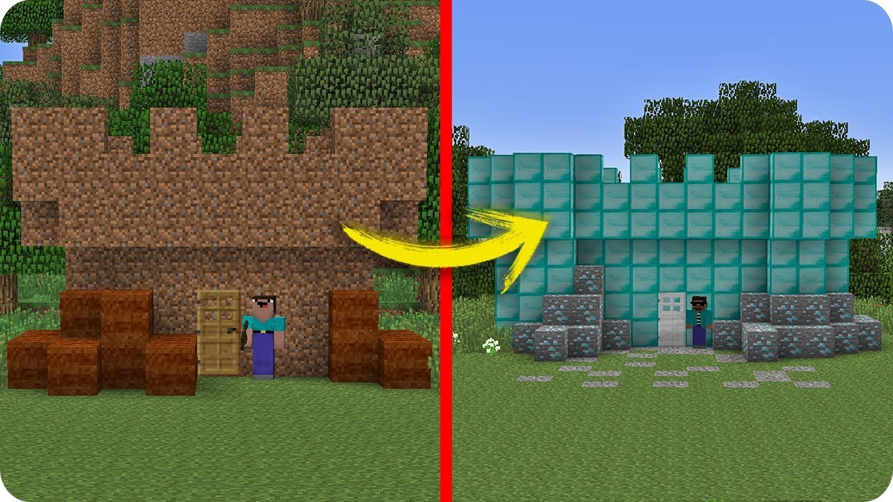 NOOB MINECRAFT VS PRO MINECRAFT CASTILLO NOOB VS CASTILLO 