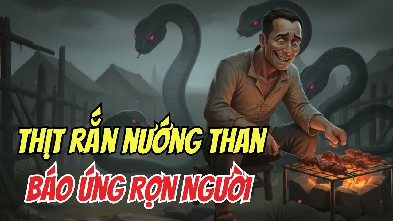 BÁO ỨNG HIỆN ĐỜI: RỢN NGƯỜI NGHE KỂ VỀ NGHIỆP BÁO THỊT RẮN NƯỚNG THAN