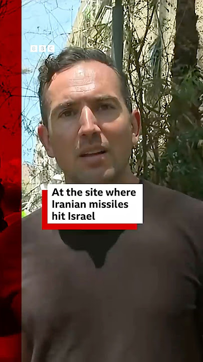 BBC reports from scene of Iranian attack on Israel. #Israel #Iran #BBCNews