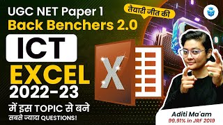 UGC NET Paper 1 || ICT UGC NET Dec 2023 | ICT Excel Questions by Aditi Mam | JRFAdda screenshot 4