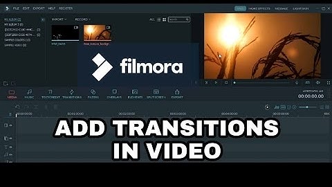 How To ADD and EDIT Transitions in Filmora 9 TutorialouTube ·  Filmora Tutorials