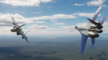 DCS World - F-15C vs Su-27 guns only