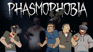 Let's Play Phasmophobia co-op gameplay in VR - GHOSTS 'N' GLITCHES