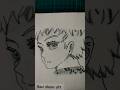 DRAW GOJO | How To Draw Gojo | Ravi Anime Art #gojo #animeart #gojodrawing #ytshorts #art #shorts