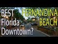 Downtown Fernandina Beach on Amelia Island in Florida! A Driving Tour at Sunset!