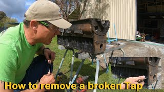 S2EP29 - HOW TO REMOVE A BROKEN TAP,  From a Toyota Landcruiser motor.