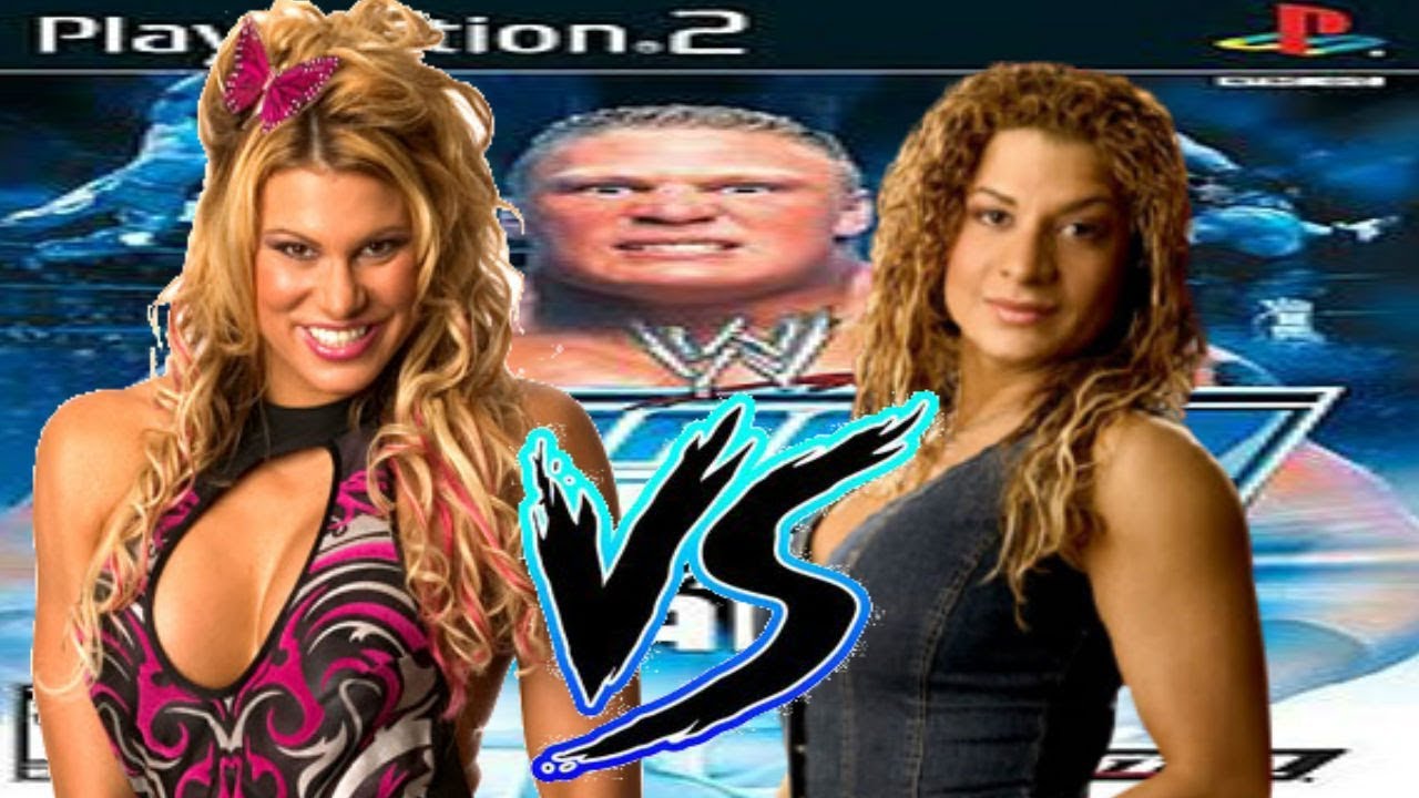 WWE Here Comes The Pain Jackie Gayda CAW vs Nidia CAW