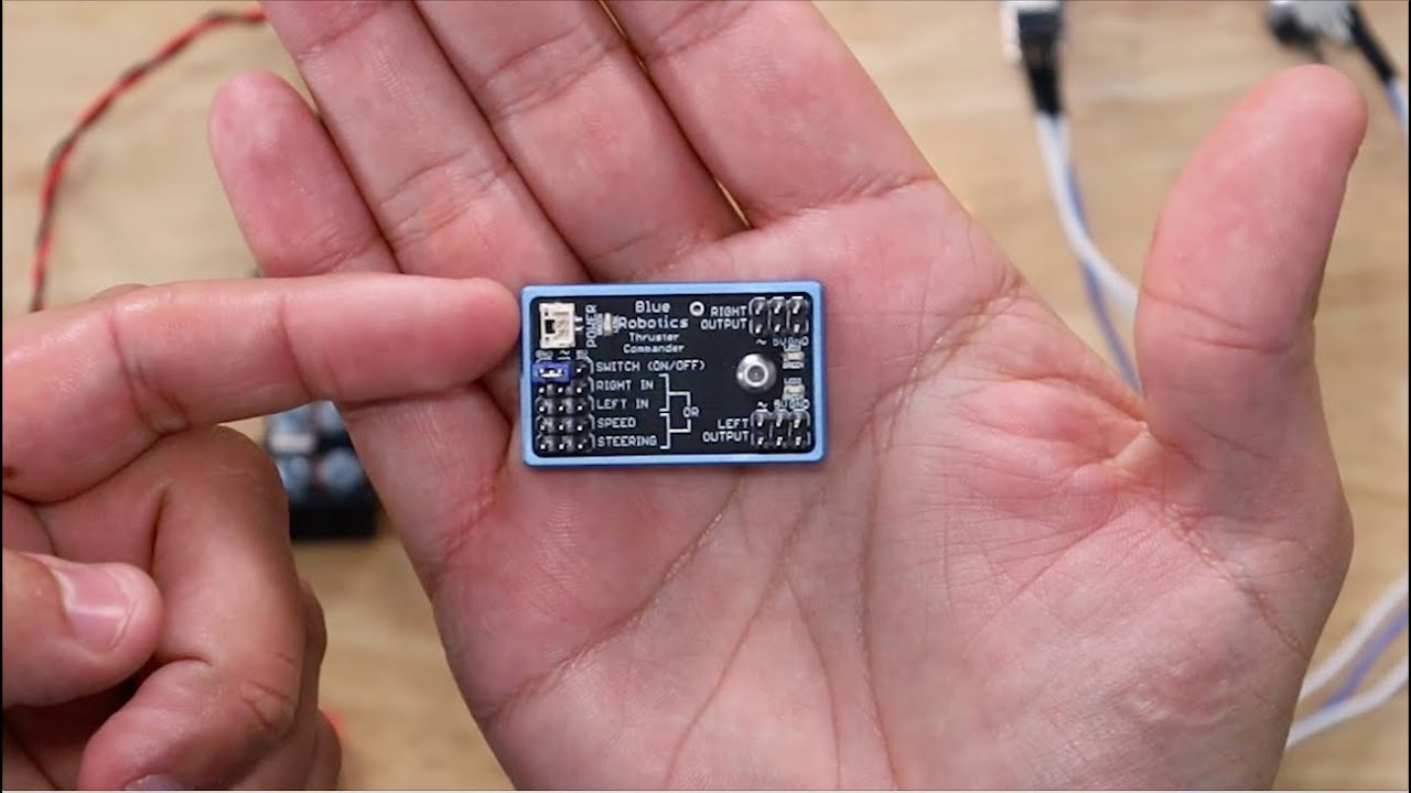 Blue Robotics Tutorial: Using the Thruster Commander