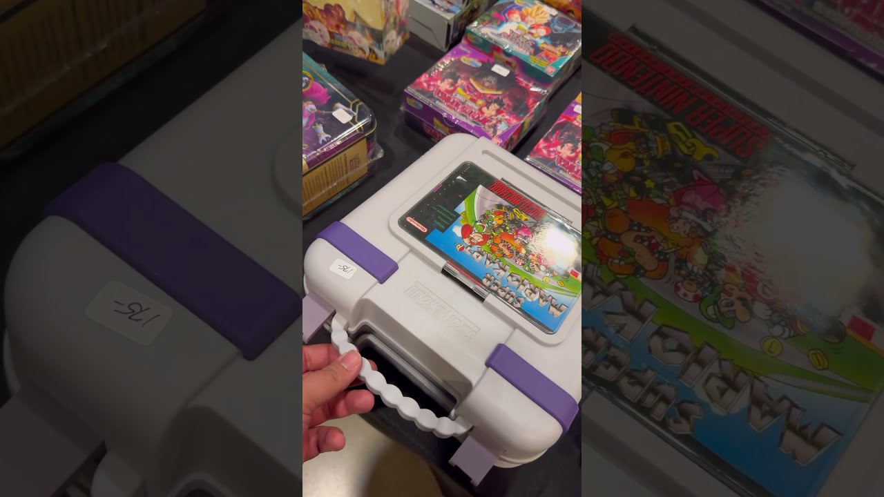 Old School Super Nintendo Case New SNES Classic
