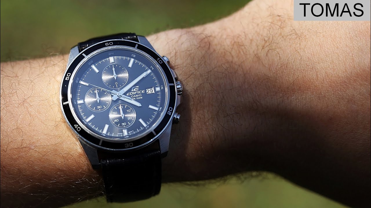 Visually well balanced Casio Edifice EFR-526 review - YouTube